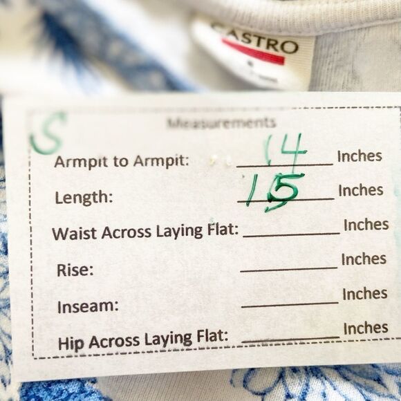 Castro Blue Dragon Cropped Tee | Size S | Y2K Tattoo Print - Picture 7 of 7